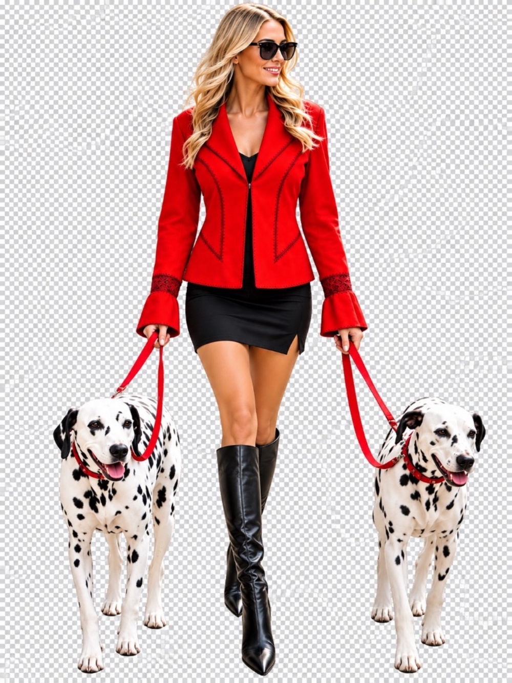 Beverly Hills Leather Club Stunning Red Faux Leather Jacket Size Large ❤️